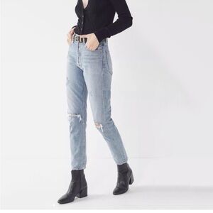 AGOLDE Jamie high rise Classic Jeans- Wash 983 (shakedown) 100% Cotton